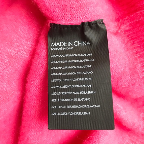 Club Monaco Hot Pink Pullover Sweater XS - Picture 9 of 11